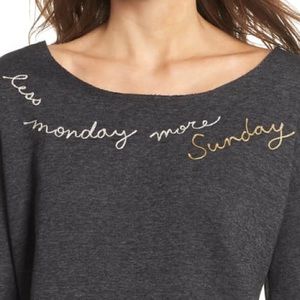 Sundry Raw Hem Sweatshirt